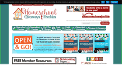 Desktop Screenshot of homeschoolgiveaways.com